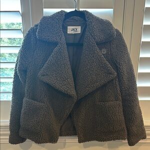 Cozy Brown Jack by BB Dakota Sherpa Jacket